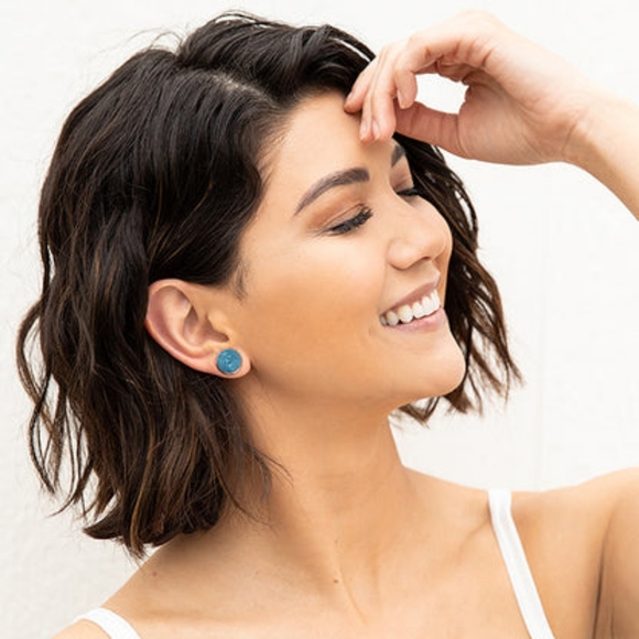 ☀️🌻2 for $20 | 🆕Druzy Stud Earrings | Plunder Briella Earrings - Picture 2 of 4